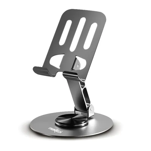 Image of FRONTECH Foldable Desktop Mobile Phone Holder (Grey)