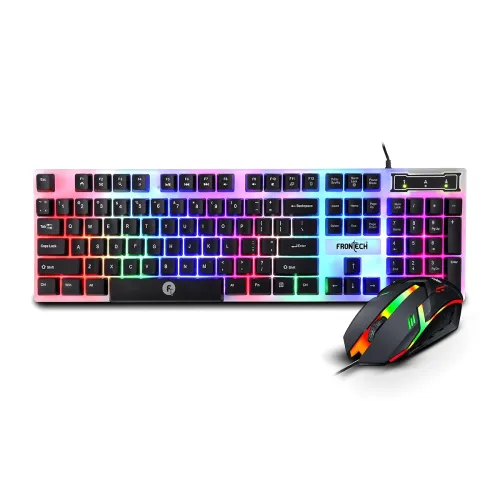 Image of Frontech KB-0040P Wired Gaming Keyboard + Mouse Combo