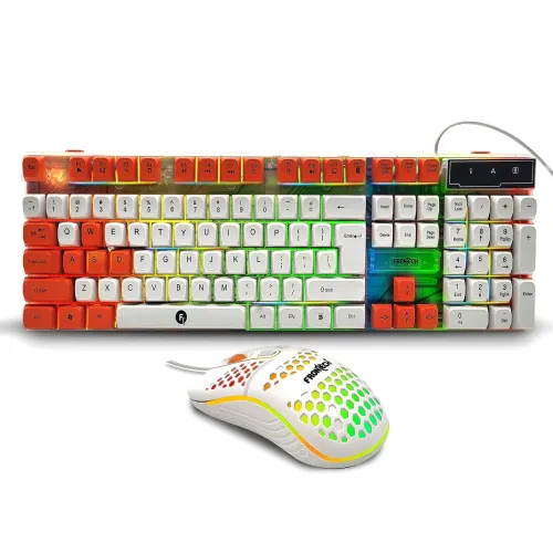 Image of FRONTECH Nova Knight Gaming Keyboard & Mouse Combo (RGB Backlight, 1600DPI, Ergonomic) 