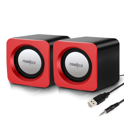 Image of FRONTECH Premium 2.0 Channel USB Powered Speakers with 1.5W x 2 Output