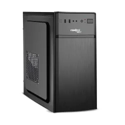 FRONTECH RIFT Silver Computer Cabinet |Home & Office Use | Silver Range | Enhanced Airflow Design | Dual Front USB & Aud