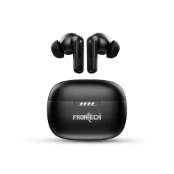 FRONTECH Sonorix Earphones | TWS | 35 Hrs Playback | Powerful Bass | BT 5.0 | Touch Control | 300 Hours Standby | Type-C