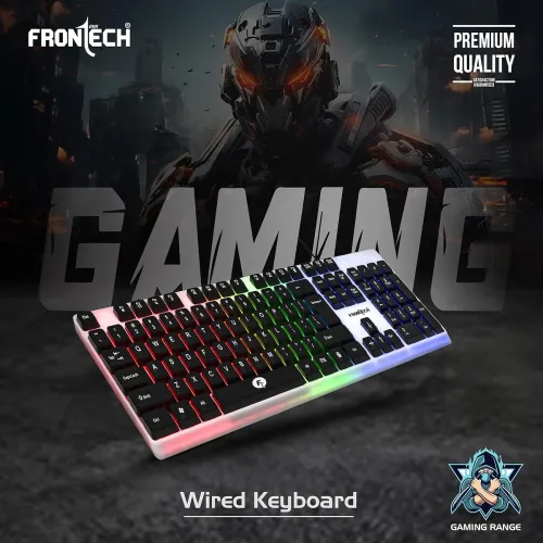 Image of FRONTECH Wired Gaming Keyboard with 104 Keys