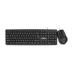 FRONTECH Wired Keyboard and Mouse Combo USB Plug & Play