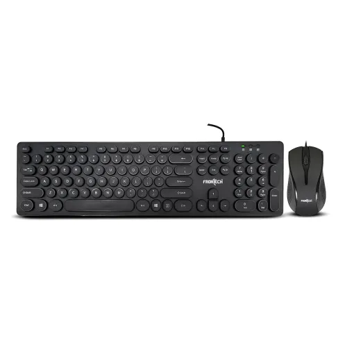 Image of FRONTECH Wired Keyboard + Mouse Combo 