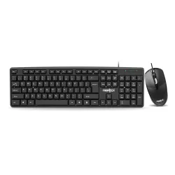 FRONTECH Wired USB Keyboard and Mouse Combo