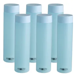 Frosty Plastic Food Grade Fridge Round Water Bottle Gift Set