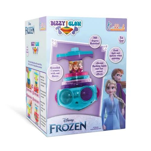 Image of Frozen Dizzy Glow Top - LED Light & Music Spinning Top Toy 