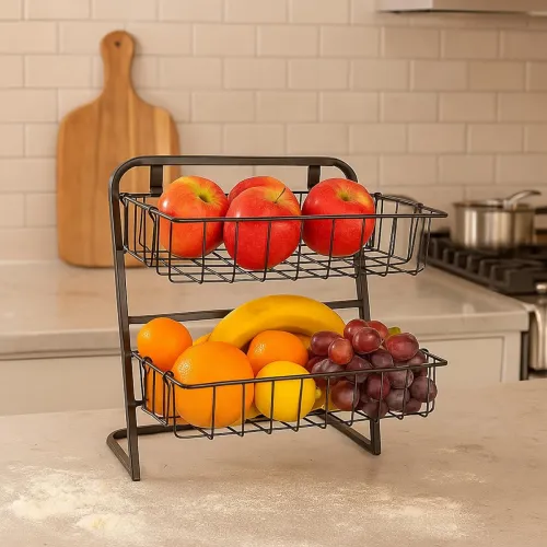 Image of Fruit & Vegetable Kitchen Organizer Rack