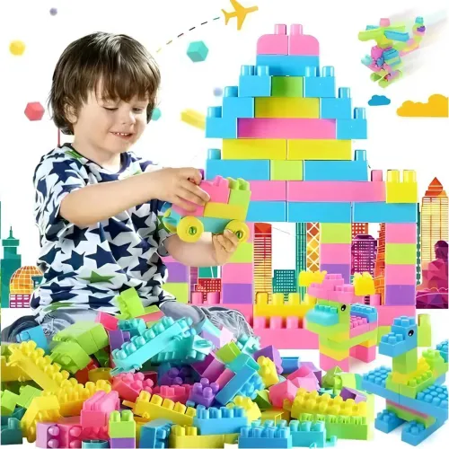 Image of FTAFAT Creative Building Block toys set for baby