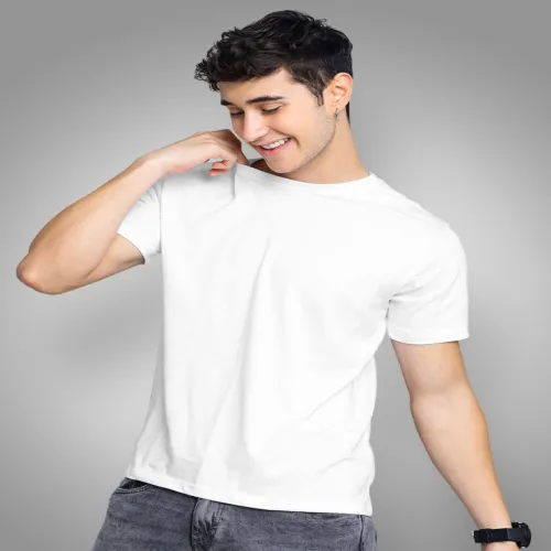 Image of FTX Men Dri-FIT Solid Round Neck T-shirt