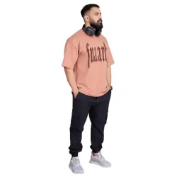 FUAARK Blurred Oversized Sports and Gym T-Shirt for Men