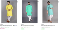 Fubar Mens Ethnic Sets upto 86% Discount