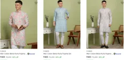 Fubar Mens Ethnic Sets Starting @ ₹493