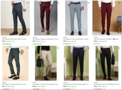 Fuber Mens Trousers upto 80% discount 