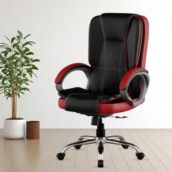 FUGO FG12 Ergonomic Office Chair - Black & Red