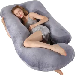 Full Body Pillows for Sleeping Cooling Pregnancy Pillow,U Shaped Pregnancy Body Pillow for Women,Maternity Pillows for P