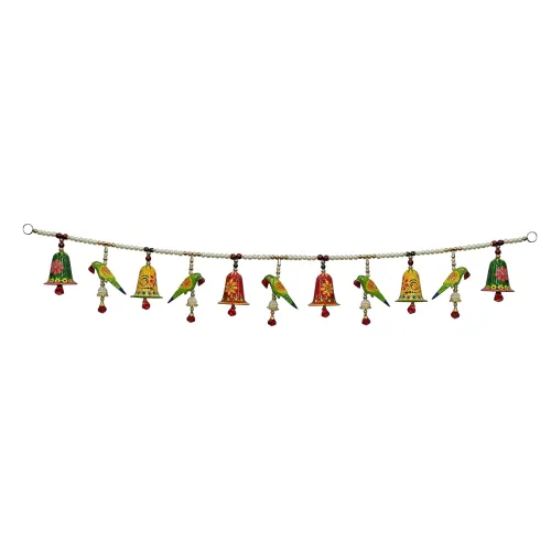 Image of Decorative Multicolor Handcrafted Door Hanging Bells