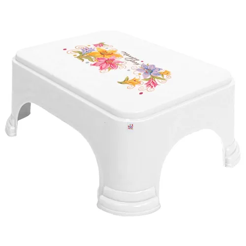 Image of Fun Homes Pack of 1 Plastic Bathroom Stool