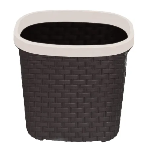 Image of Fun Homes 7 Liters Plastic Mesh Open Top Dustbin for Home, Bedroom & Office | Lightweight and Durable Garbage Trash Can 