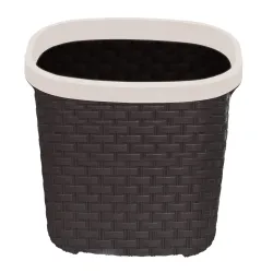 Fun Homes 7 Liters Plastic Mesh Open Top Dustbin for Home, Bedroom & Office | Lightweight and Durable Garbage Trash Can 