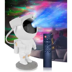FunBlast Astronaut Galaxy Projector, Space Projector 360 Degree Rotating, Projection Night Light with Remote Control LED