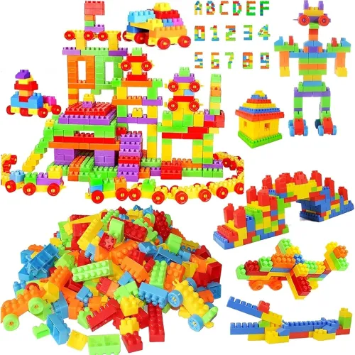 Image of FunBlast DIY Plastic Small Size Building Blocks