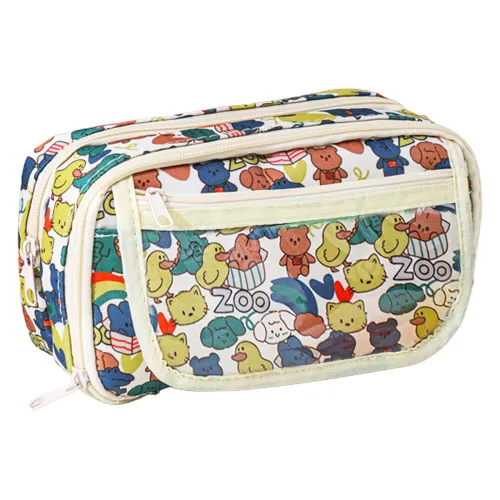 Image of FunBlast Kawaii Multicolor Large Pencil Pouch