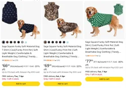 Funky Soft Dog T-Shirt @ Starting ₹66