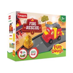 Funskool Fundough Playset Fire Rescue Toy Shaping Sculpting 3 Years and Above