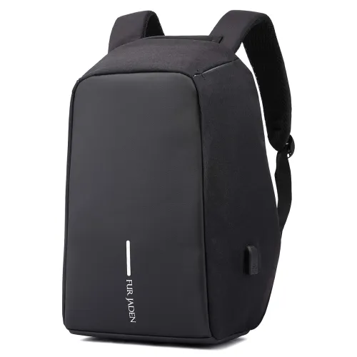 Image of FUR JADEN Anti Theft Backpack 15.6 Inch Laptop Bag with USB Charging Port For Men Women Boys Girls