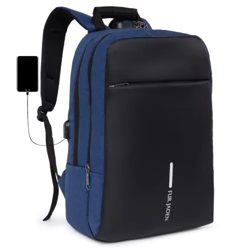 Image of FUR JADEN Anti Theft Number Lock Backpack Bag 