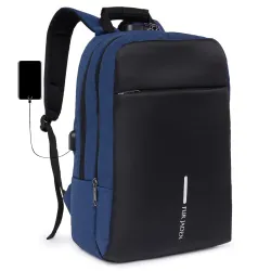 FUR JADEN Anti Theft Number Lock Backpack Bag 
