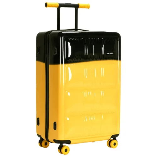 Image of FUR JADEN The PufferPop 55CM German Polycarbonate Hardcase Travel Luggage Cabin