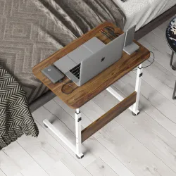 Furn Master Wood Portable Laptop Table (Finish Color - Dark Brown, DIY(Do-It-Yourself))