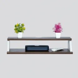 Furniture Café Engineered Wood TV Cabinet for Living Room Set Top Box Stand & Wall Display Rack