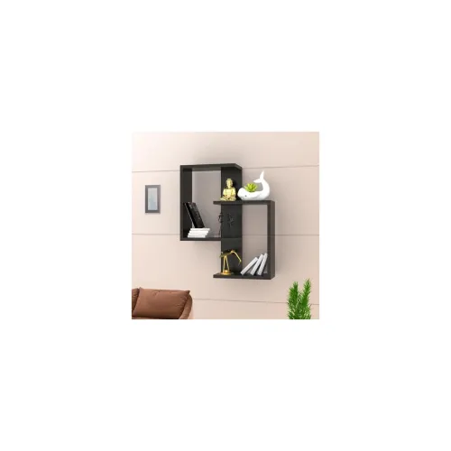 Image of Furniture Café Modern Wooden Wall Mounted Shelf