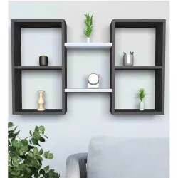 Furniture Café Modern Wooden Wall Mounted Shelves for Living Room
