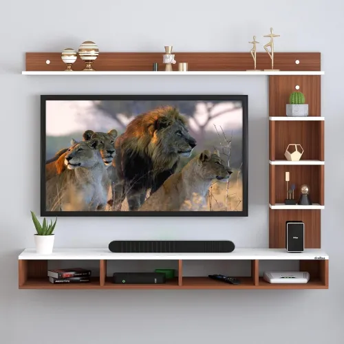 Image of Furniture Café Wall Mounted TV Unit Floating Entertainment Center