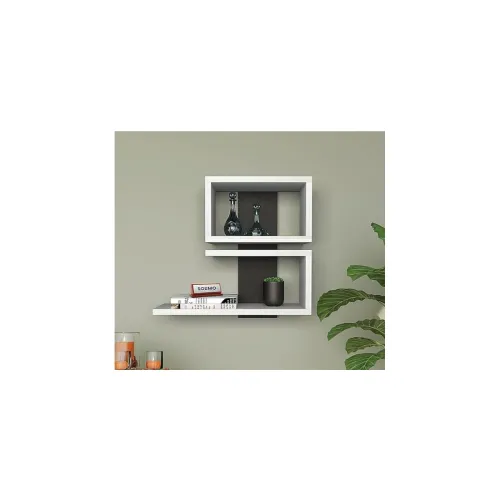 Image of Furniture Café Modern Wooden Wall Mounted Shelf