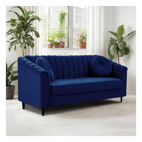 Image of FURNY Dorano 2 Seater Fabric Premium Sofa