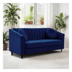 FURNY Dorano 2 Seater Fabric Premium Sofa