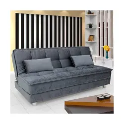 FURNY Gaiety 3 Seater Fabric Sleeper Sofa Cum Bed