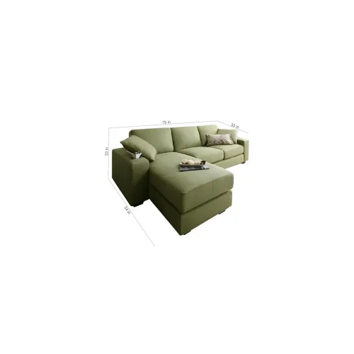 Image of FURNY Junno 4 Seater Sofa Set