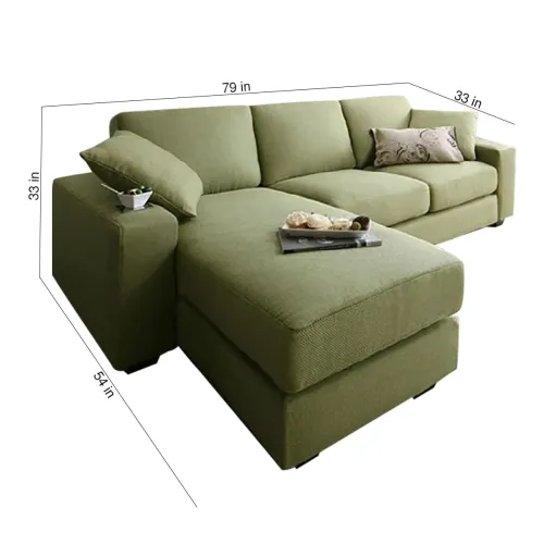 Image of FURNY Junno 4 Seater Sofa Set 