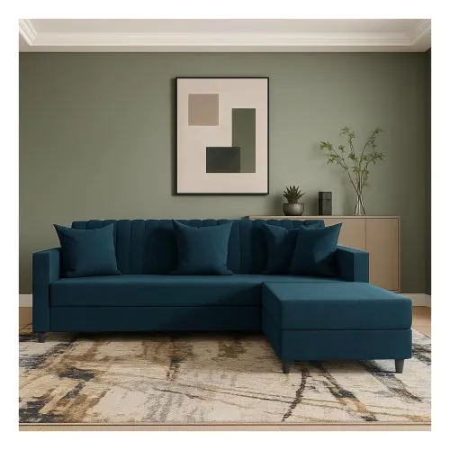 Image of FURNY Koreno 4 Seater L-Shape Sofa