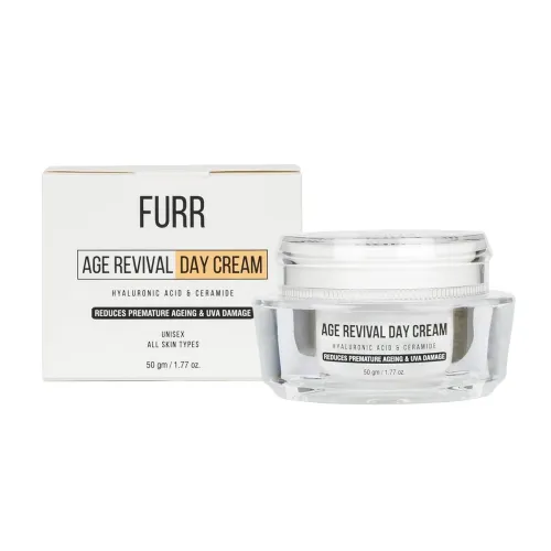 Image of FURR Age Revival Day Cream | Reduces Premature Ageing | Hyaluronic Acid & Ceramide Cream | Rejuvenates The Skin | Boosts