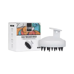 FURR By Pee Safe Scalp Massager Brush Massager (White, Grey)