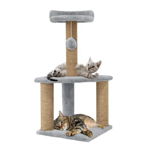 Image of FURRLOVERS Soft Fur Activity Cat tree