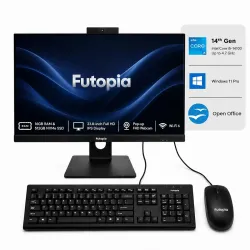 FUTOPIA 23.8 Full HD IPS All-in-One Desktop | Intel Core i5-14400